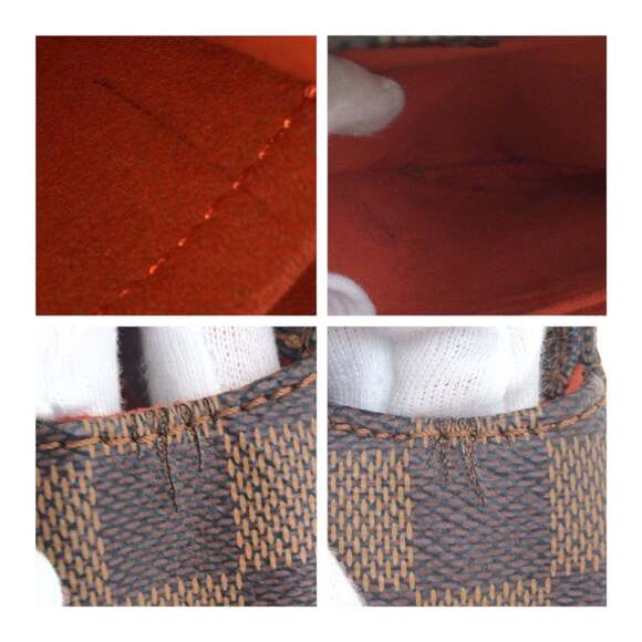 LOUIS VUITTON Brown Damier Leather Shoulder Bag - Picture 6 of 10